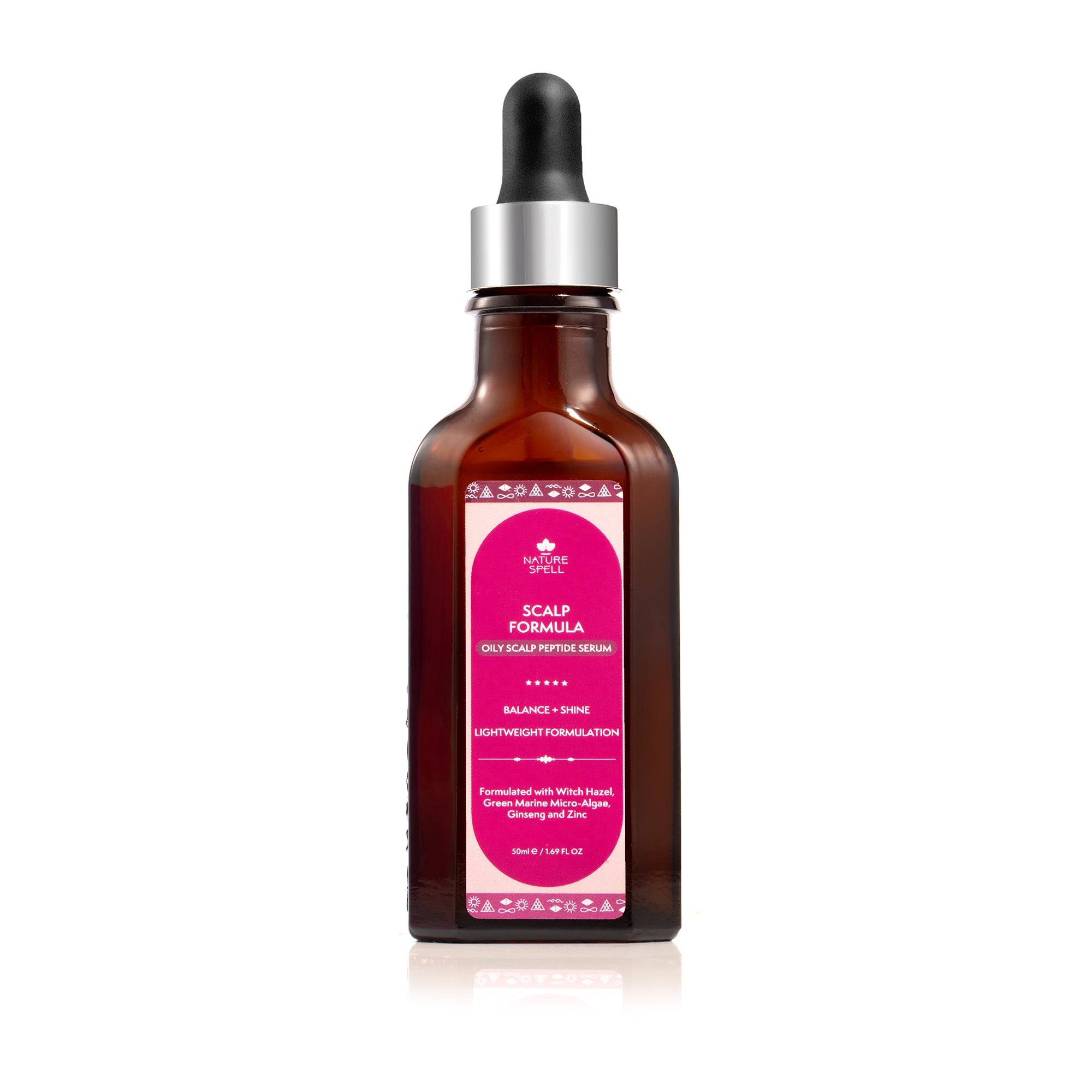 Oily Scalp Formula - Balance & Shine Peptide Serum for Oily Scalp with Ginseng + Witch Hazel
