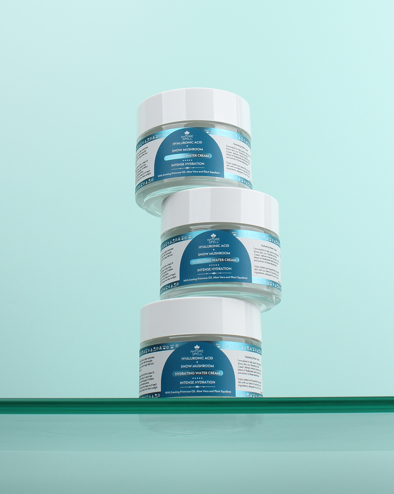 hydrating hyaluronic + snow mushroom skincare ritual