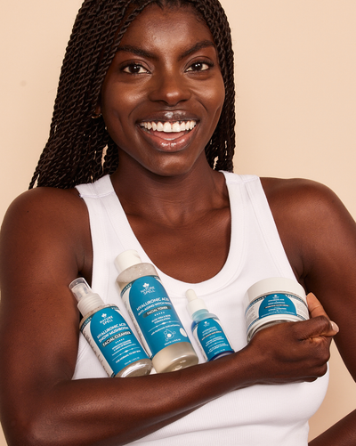 hydrating hyaluronic + snow mushroom skincare ritual