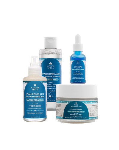 hydrating hyaluronic + snow mushroom skincare ritual