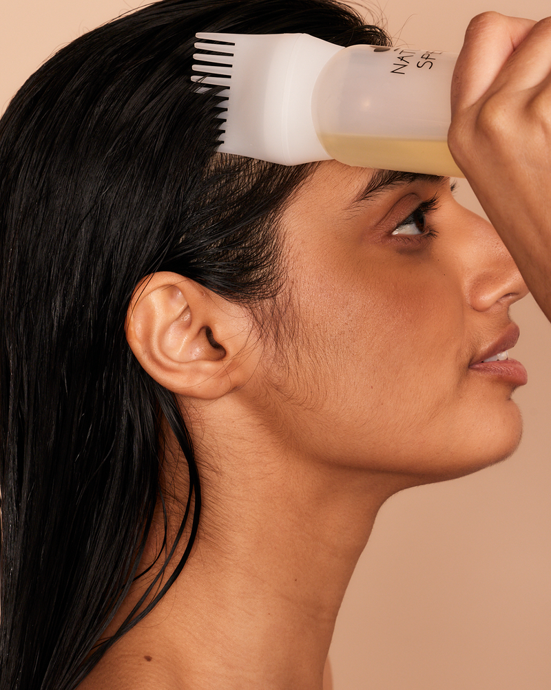 Batana & Rosemary Hair Nourishment Set with pump and Oil Applicator Set