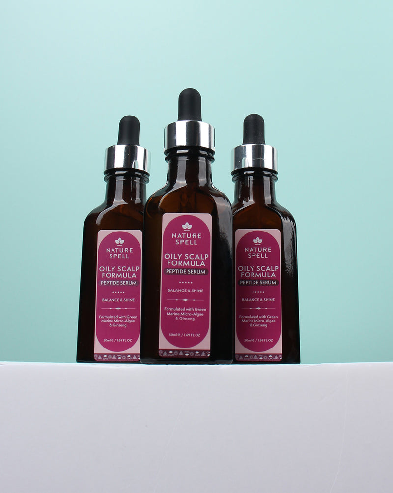 Oily Scalp Formula - Balance & Shine Peptide Serum for Oily Scalp with Ginseng + Witch Hazel