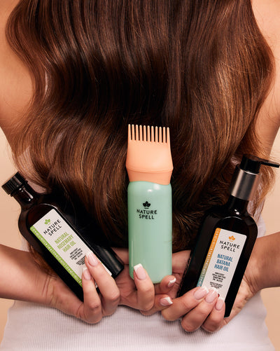 Batana & Rosemary Hair Nourishment Set with pump and Oil Applicator Set