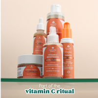 vitamin c + fruit AHA skincare ritual