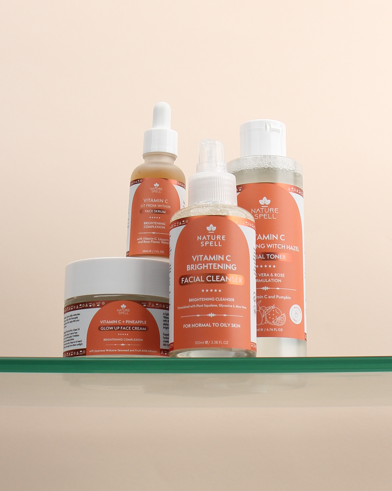 vitamin c + fruit AHA skincare ritual