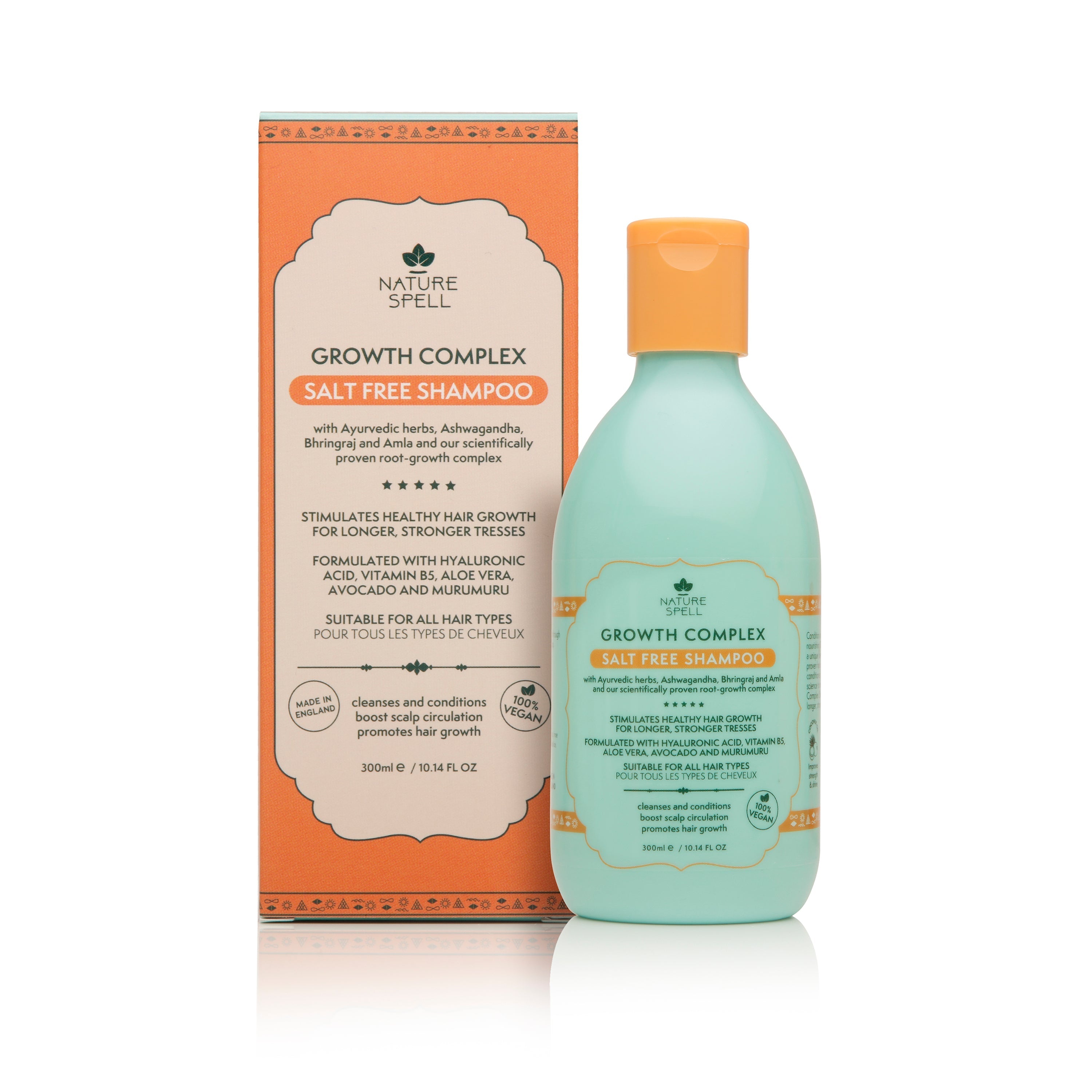 Growth Complex Hair Growth Set - Shampoo, Conditioner, Hair Mask, Leave-in Styling Conditioner & Hair Oil