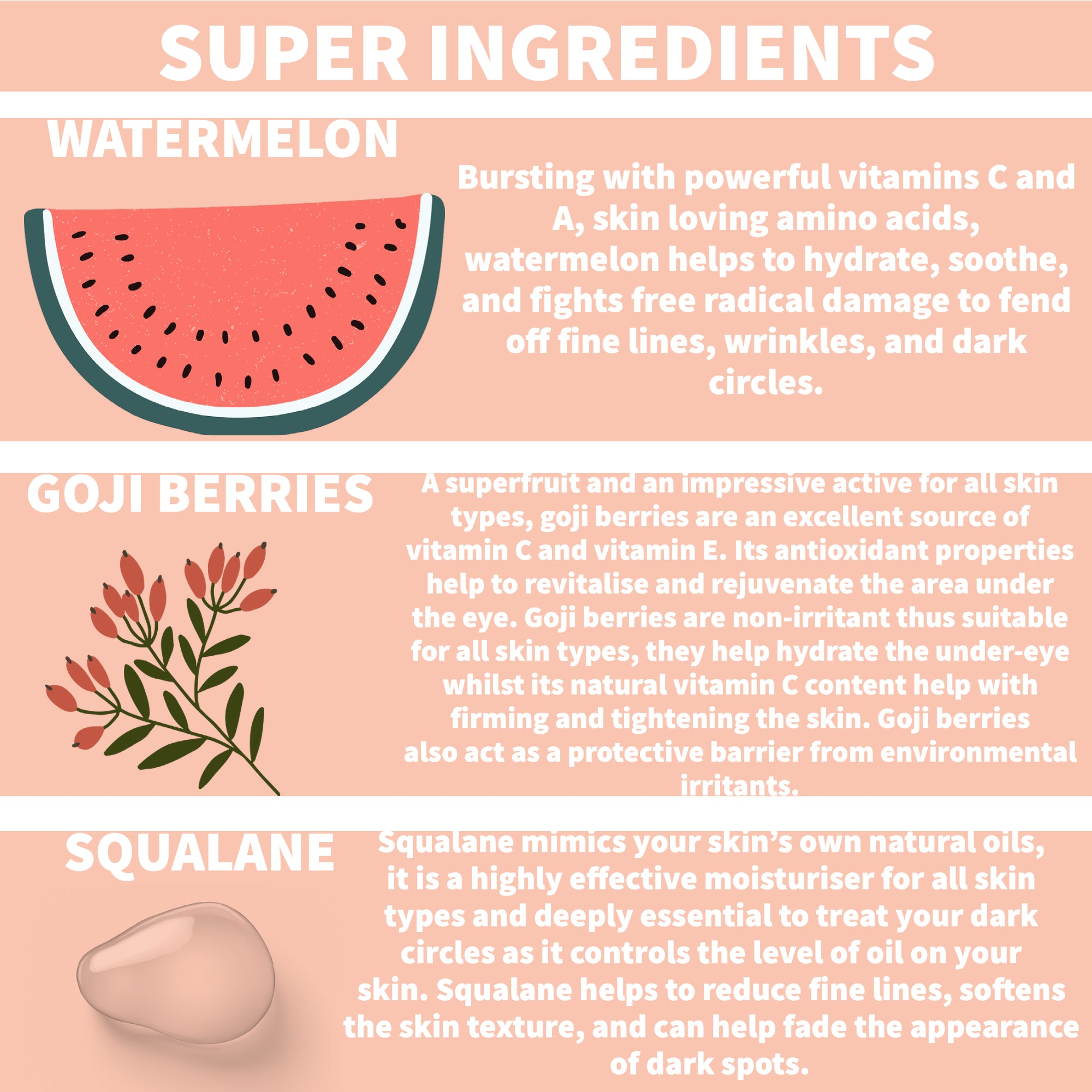 Under Eye Serum with Watermelon & Goji Berries
