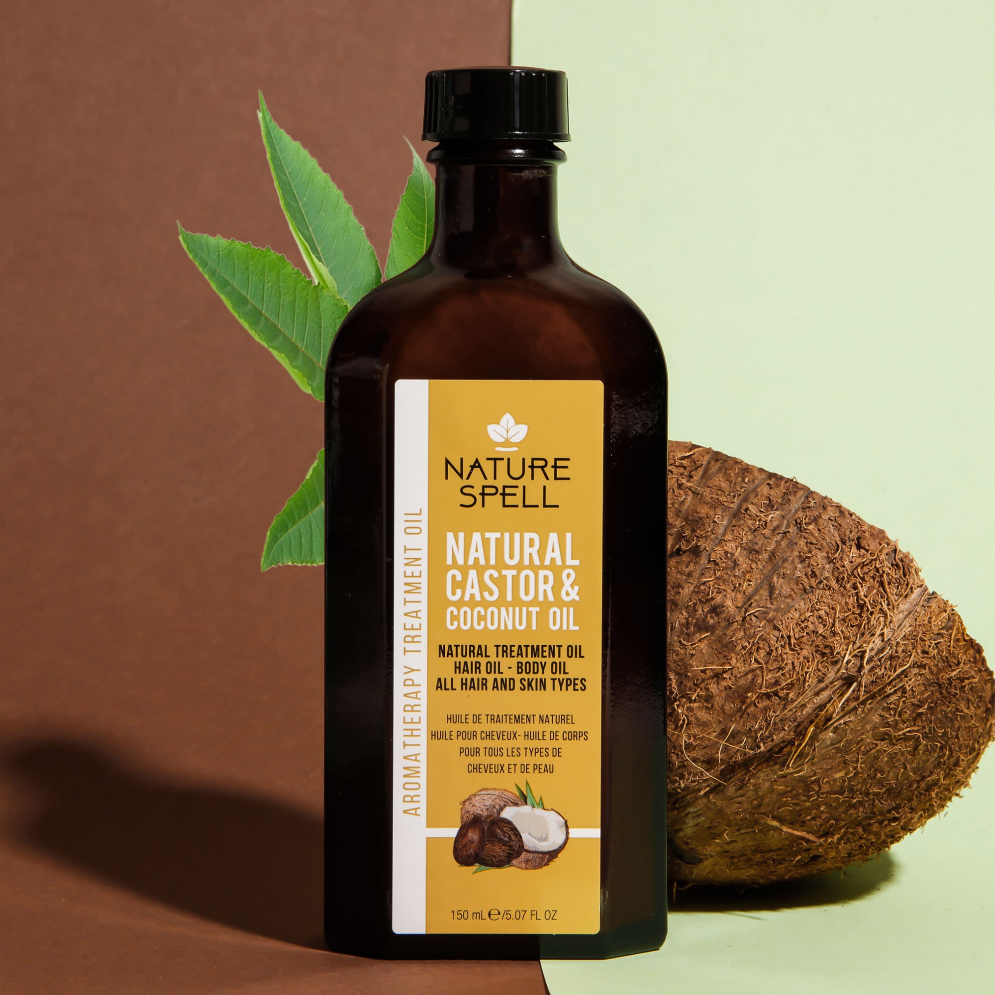 Coconut & Castor Oil for Hair & Skin