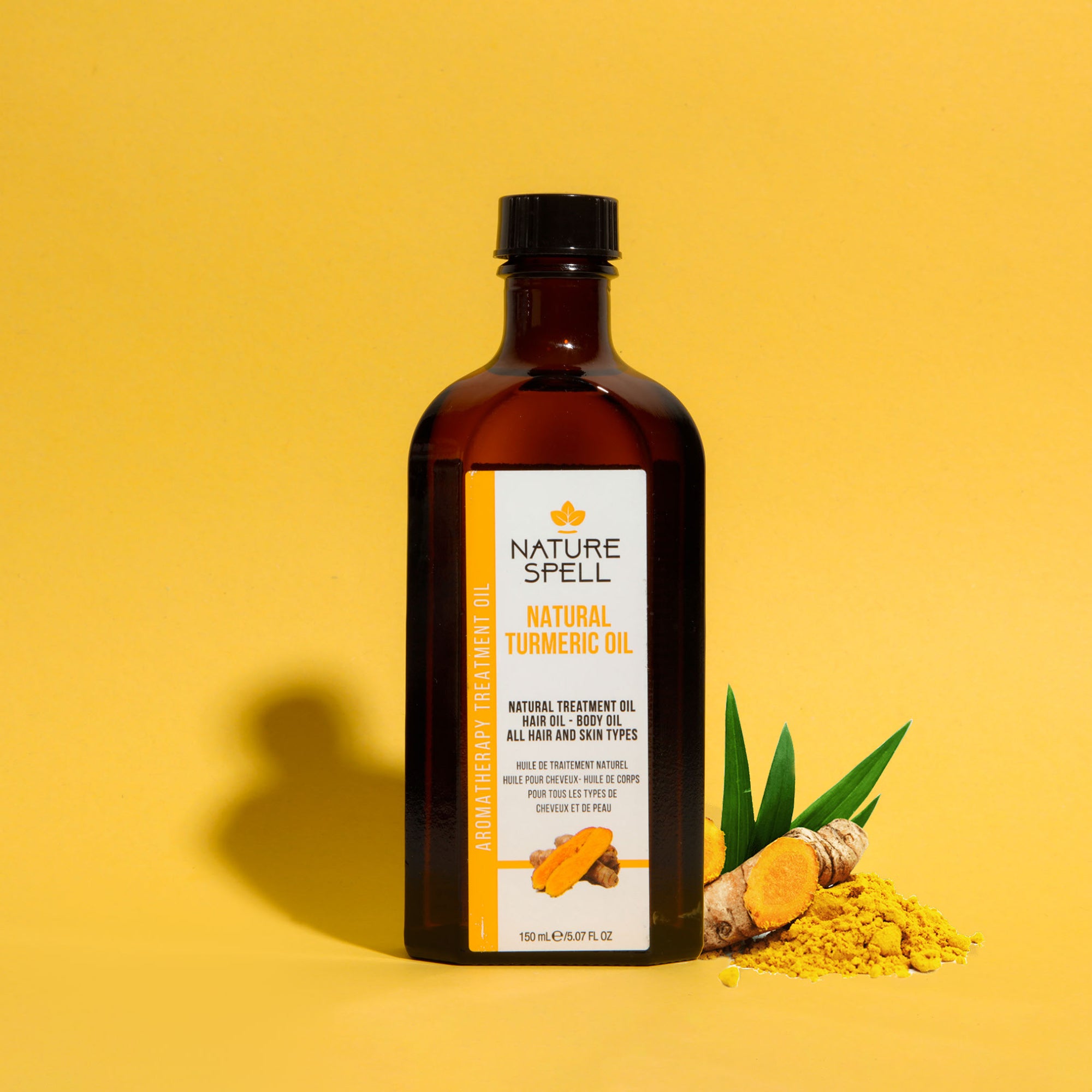 Turmeric Oil for Skin & Hair – Nature Spell