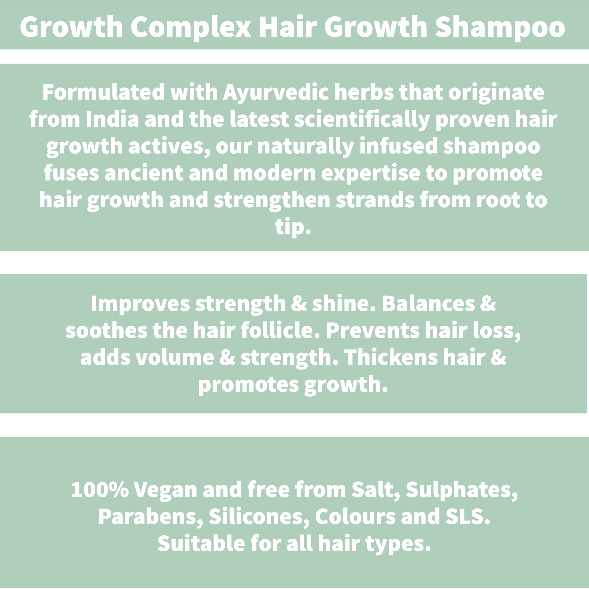 Growth Complex Salt Free Shampoo
