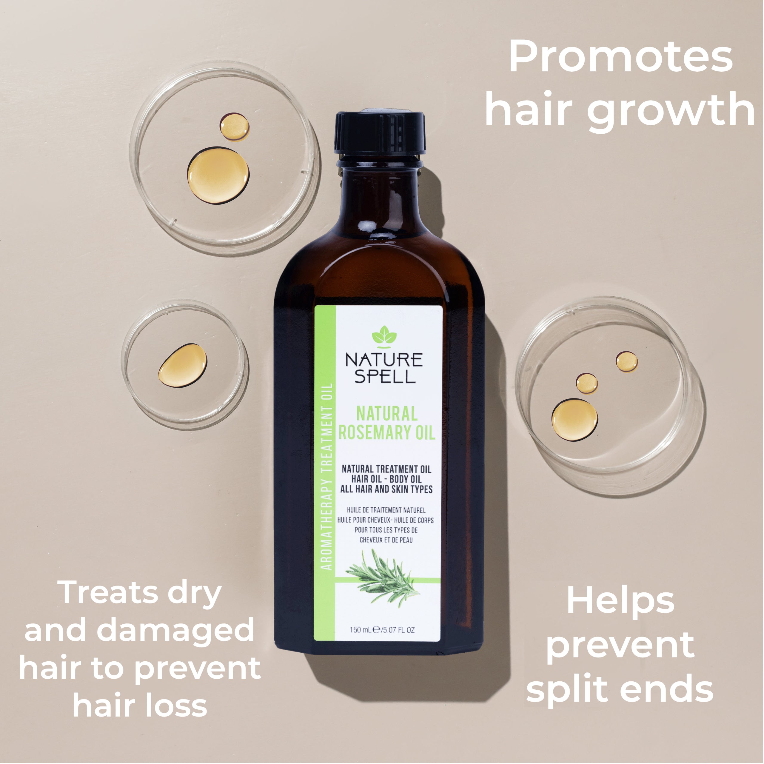 Rosemary Oil for Hair Growth - Pre Diluted Hair Oil